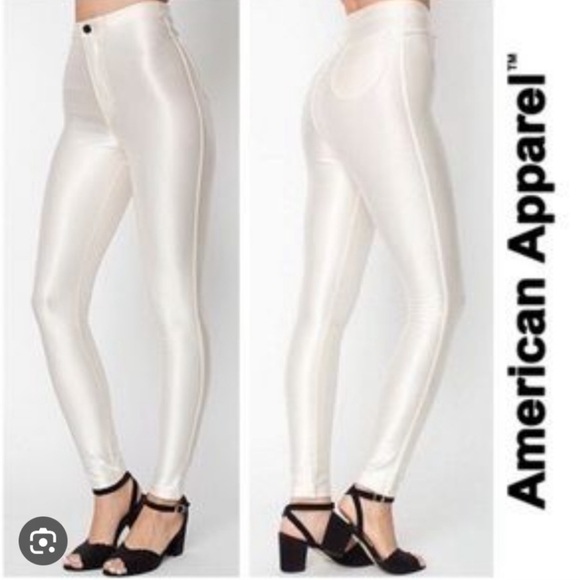 American Apparel Disco Pants White - Picture 5 of 6
